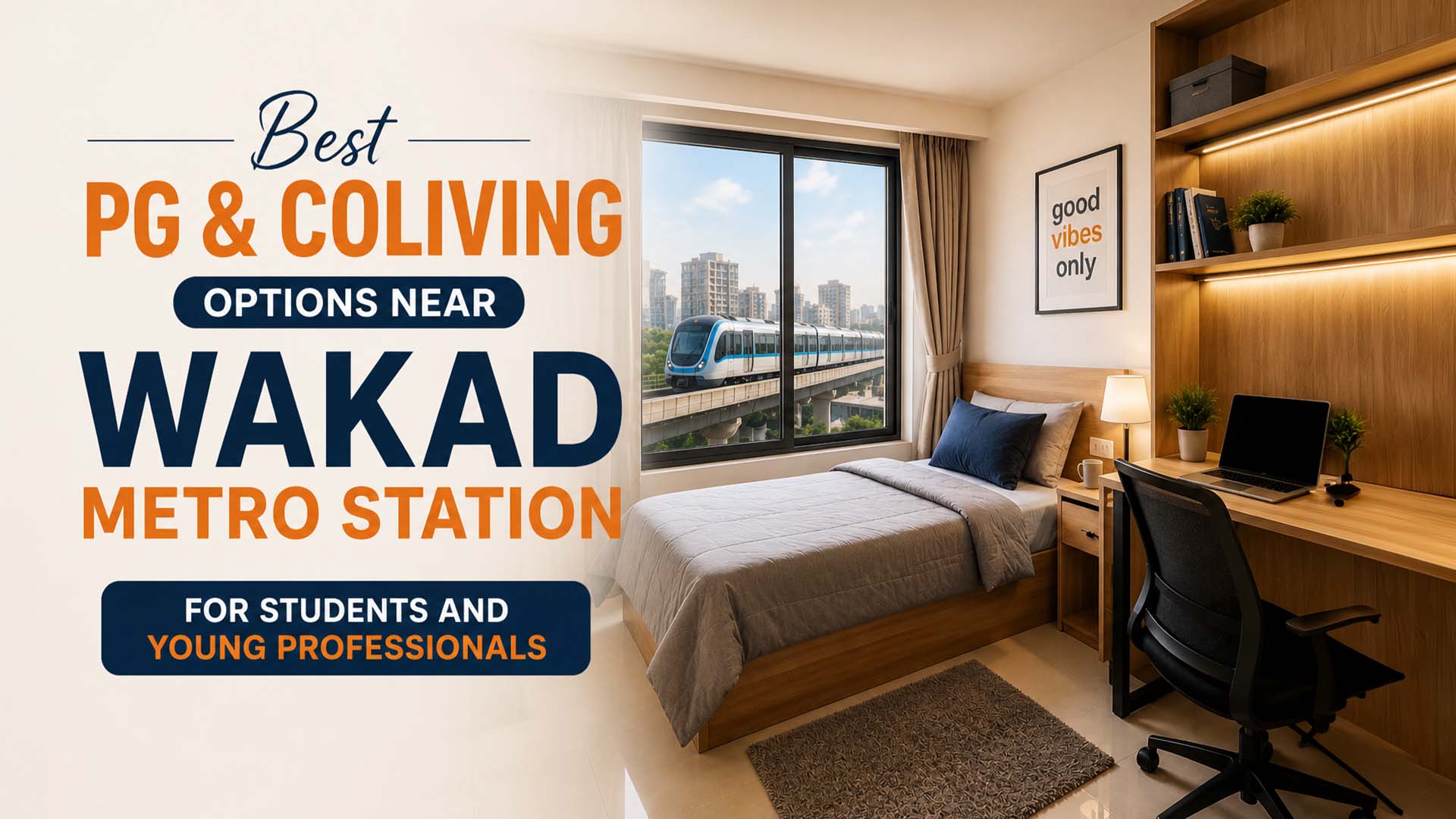 Best PG and Coliving Options Near Wakad Metro Station for Students and Young Professionals