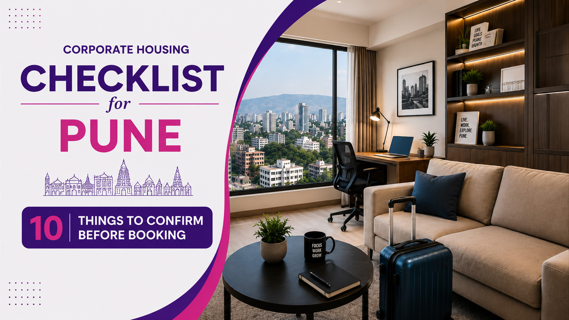 Corporate Housing Checklist for Pune- 10 Things to Confirm Before Booking