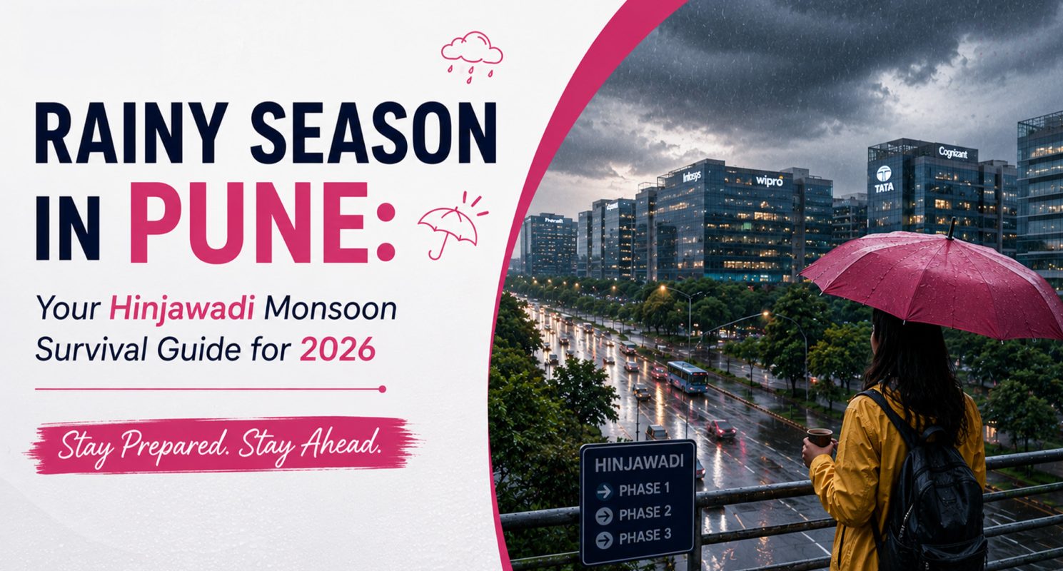Pune Monsoon Guide for New Residents- Neighbourhoods, Commutes & Rainy Season Life Near Hinjawadi (1)