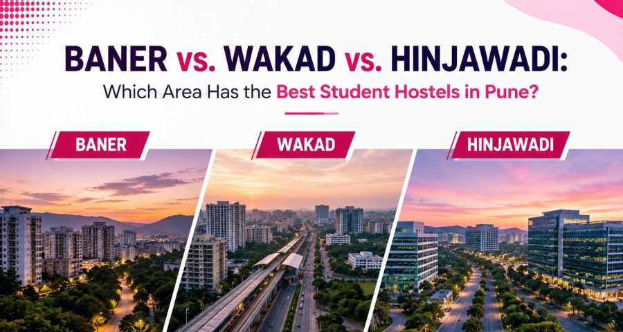 Baner vs. Wakad vs. Hinjawadi- Which Area Has the Best Student Hostels in Pune