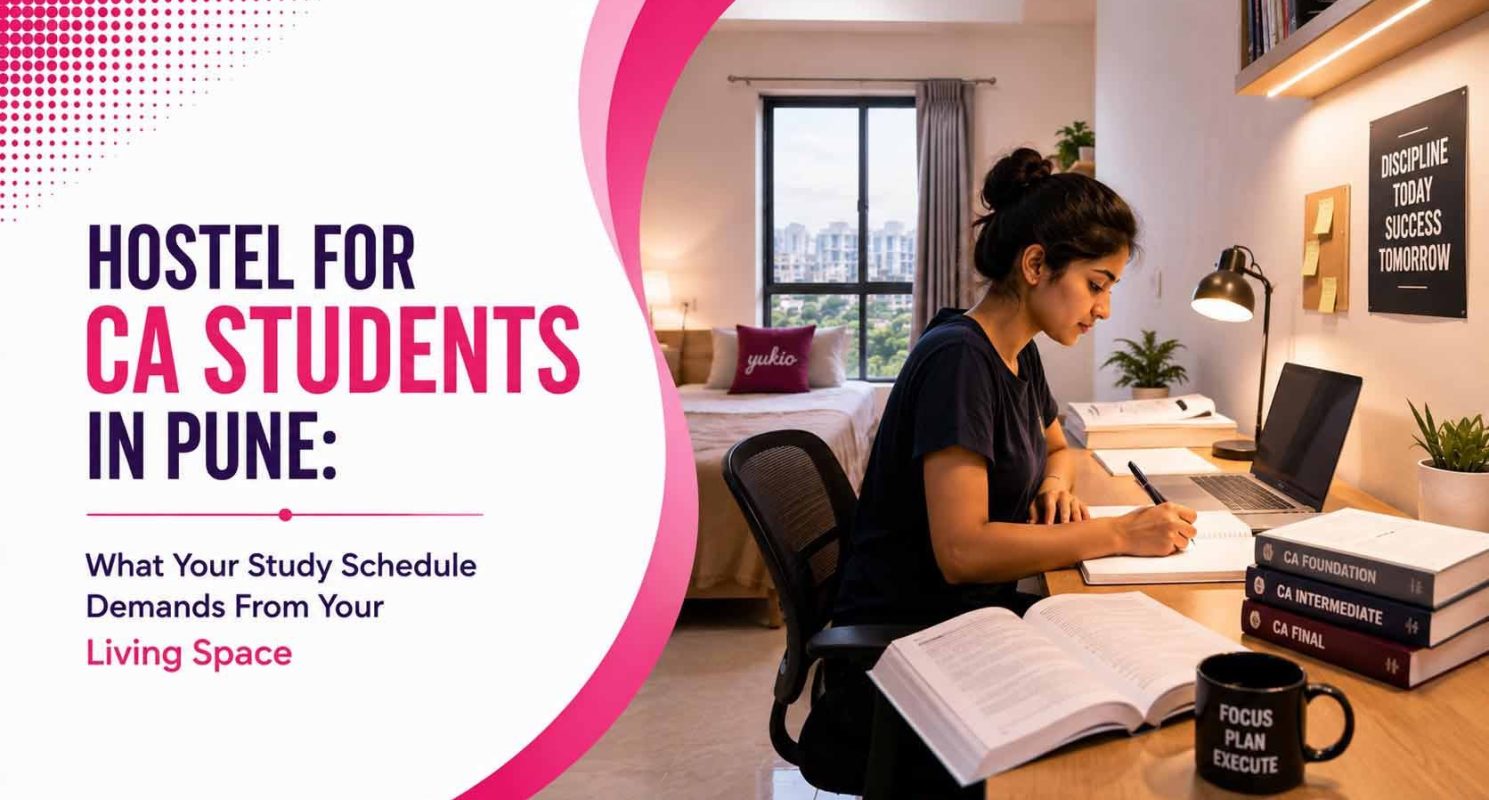 Hostel for CA Students in Pune- What Your Study Schedule Demands From Your Living Space