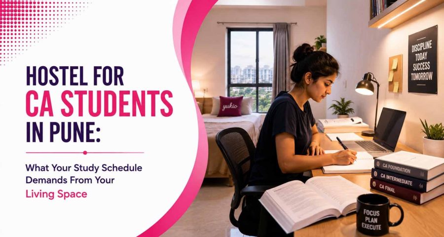 Hostel for CA Students in Pune- What Your Study Schedule Demands From Your Living Space