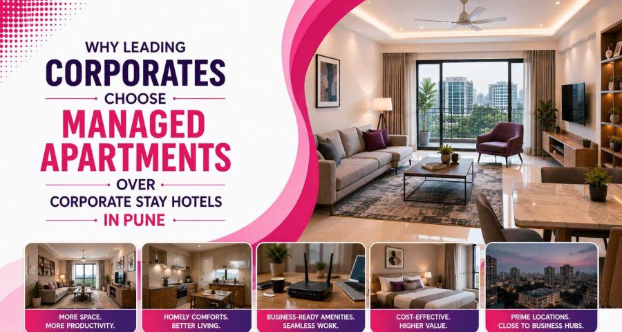 Why Leading Corporates Choose Managed Apartments Over Corporate Stay Hotels in Pune