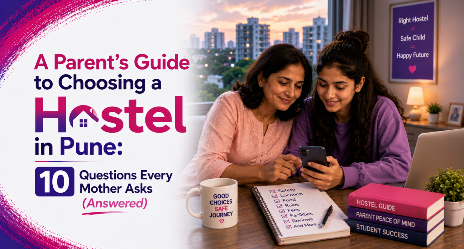 A Parent's Guide to Choosing a Hostel in Pune- 10 Questions Every Mother Asks (Answered)