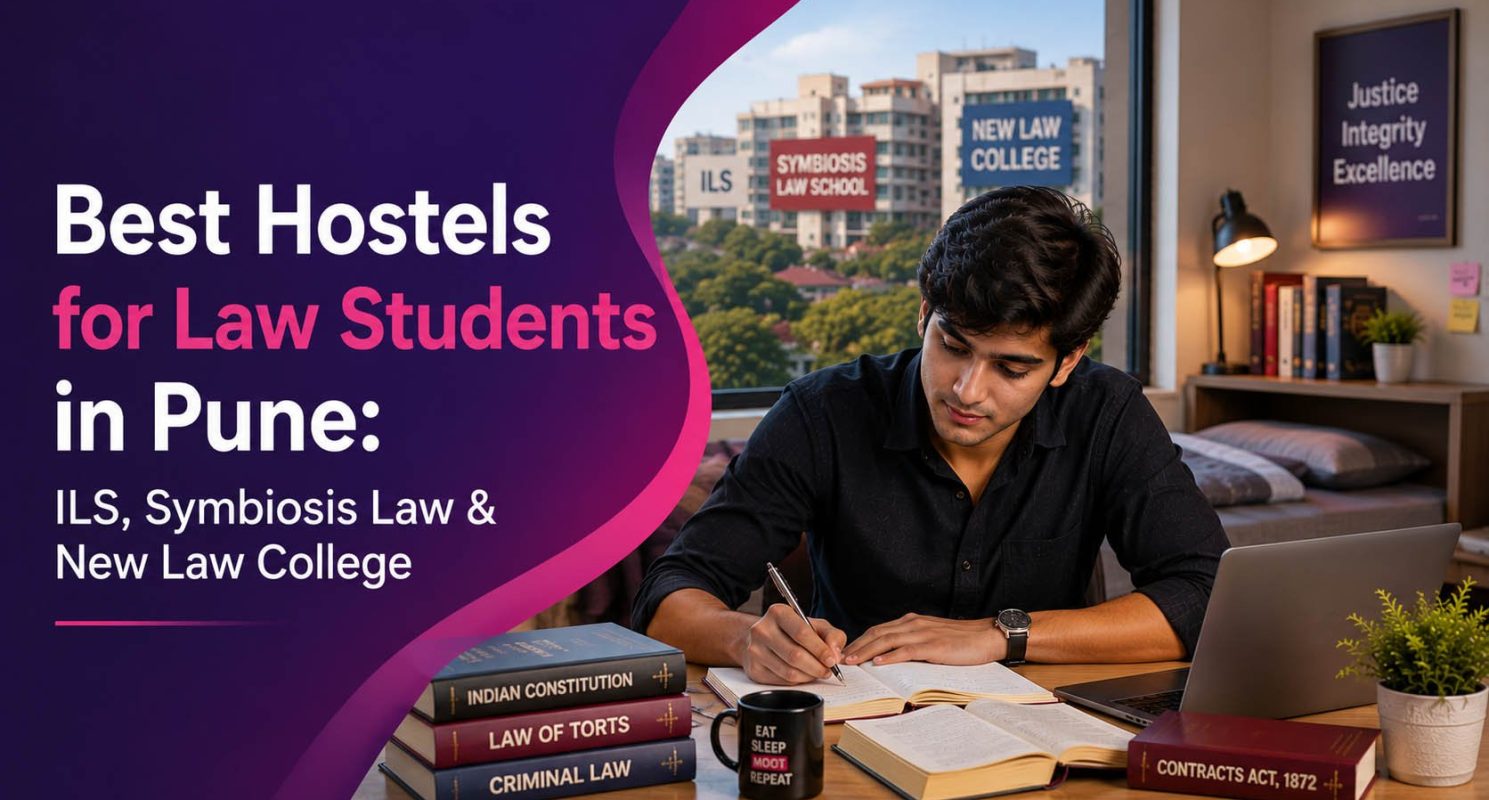 Best Hostels for Law Students in Pune- ILS, Symbiosis Law & New Law College