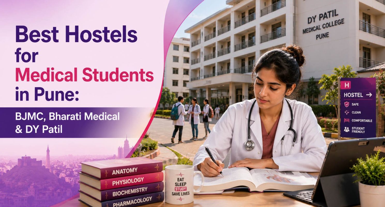 Best Hostels for Medical Students in Pune- BJMC, Bharati Medical & DY Patil