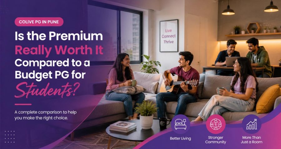 Colive PG in Pune- Is the Premium Really Worth It Compared to a Budget PG for Students