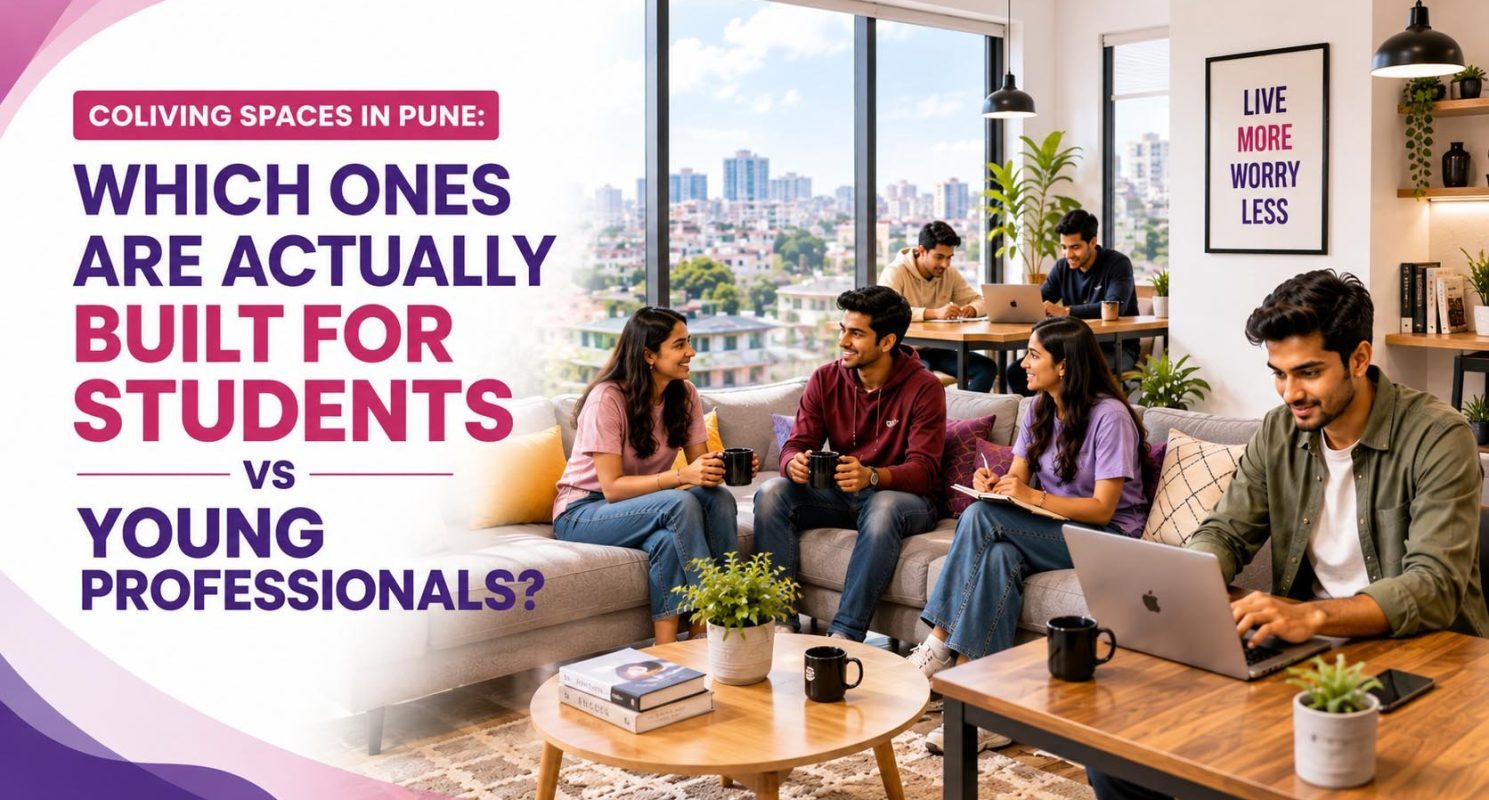 Coliving Spaces in Pune- Which Ones Are Actually Built for Students vs Young Professionals_