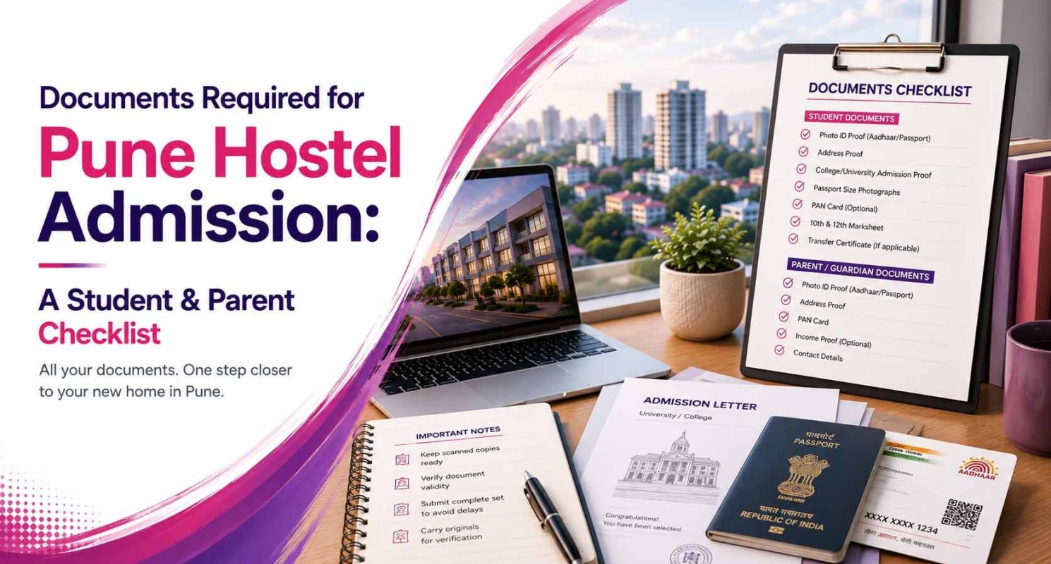 Documents Required for Pune Hostel Admission- A Student & Parent Checklist