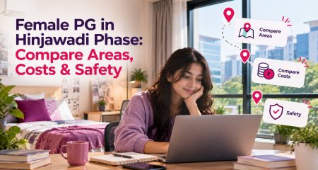 Female PG in Hinjawadi Phase- Compare Areas, Costs & Safety