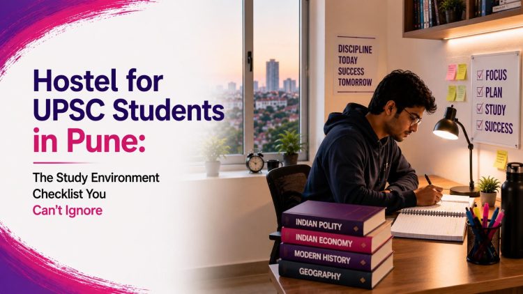 Hostel for UPSC Students in Pune- The Study Environment Checklist You Can't Ignore