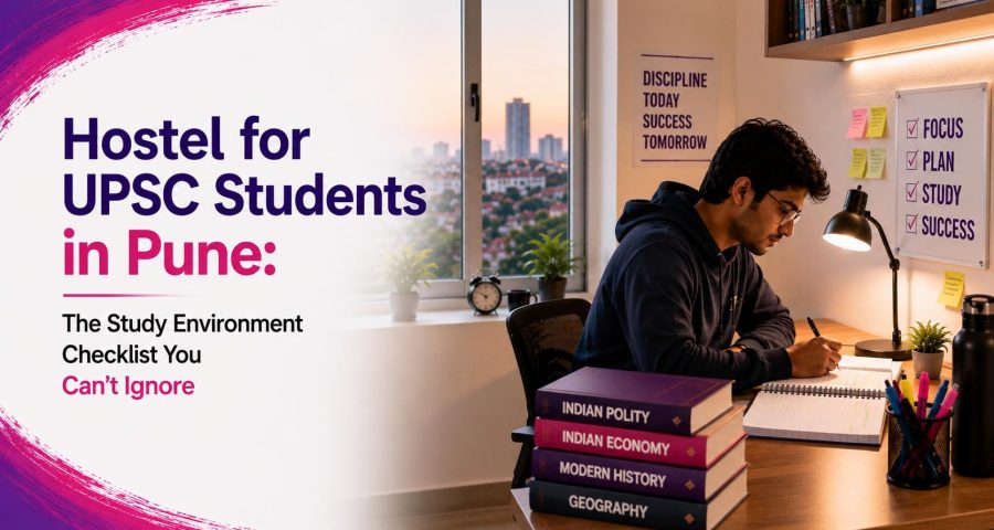 Hostel for UPSC Students in Pune- The Study Environment Checklist You Can't Ignore