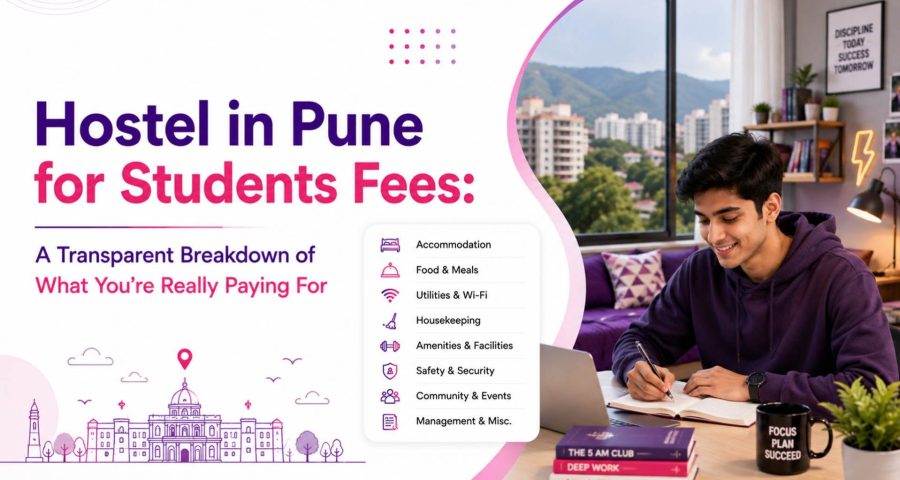 Hostel in Pune for Students Fees- A Transparent Breakdown of What You're Really Paying For