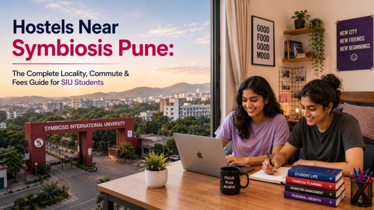 Hostels Near Symbiosis Pune- The Complete Locality, Commute & Fees Guide for SIU Students (1)