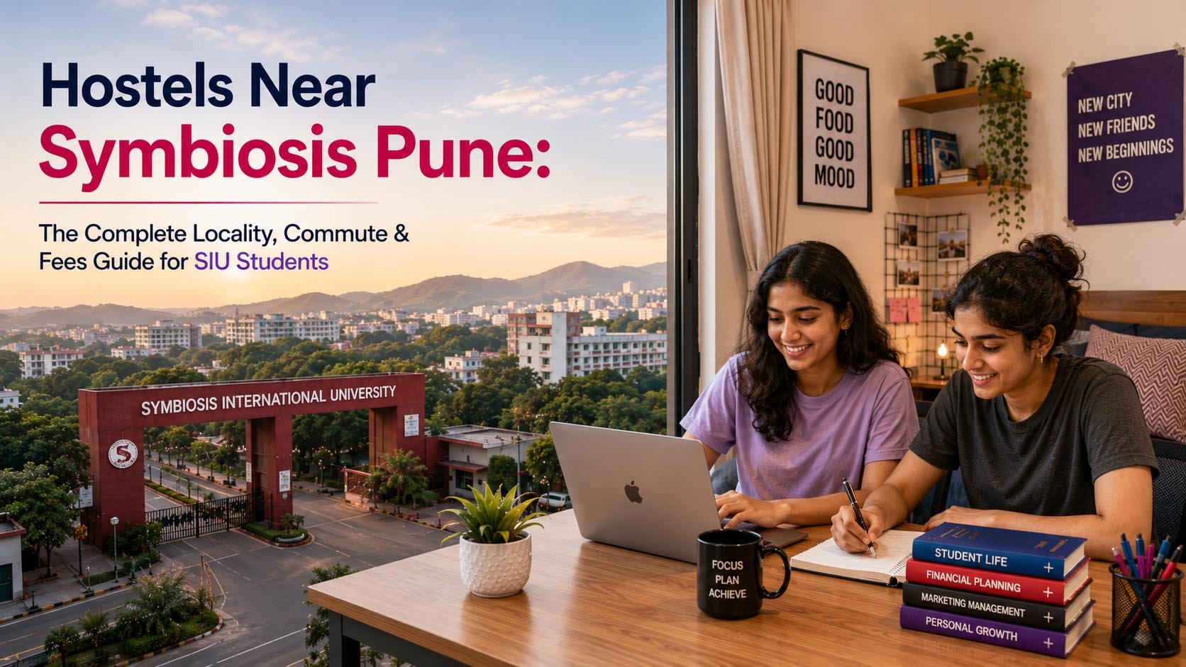 Hostels Near Symbiosis Pune- The Complete Locality, Commute & Fees Guide for SIU Students (1)