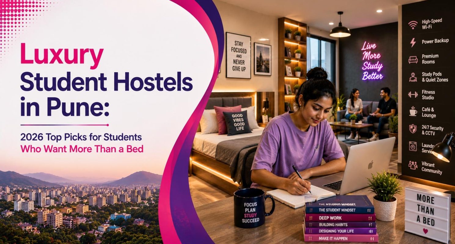 Luxury Student Hostels in Pune- 2026 Top Picks for Students Who Want More Than a Bed