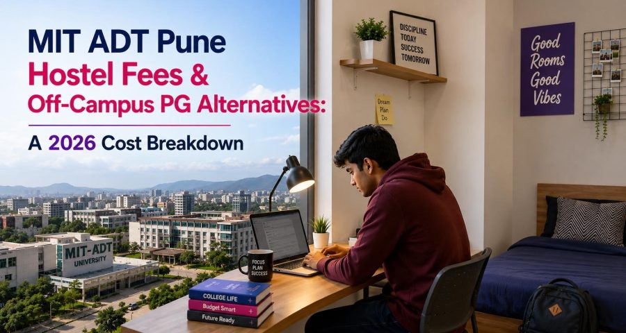 MIT ADT Pune Hostel Fees & Off-Campus PG Alternatives- A 2026 Cost Breakdown