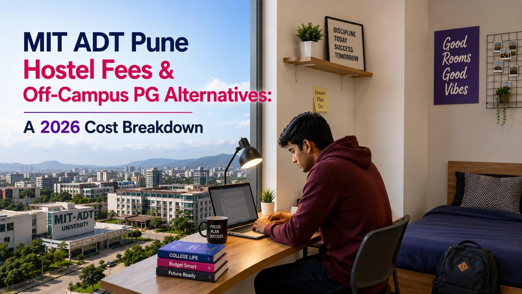 MIT ADT Pune Hostel Fees & Off-Campus PG Alternatives- A 2026 Cost Breakdown