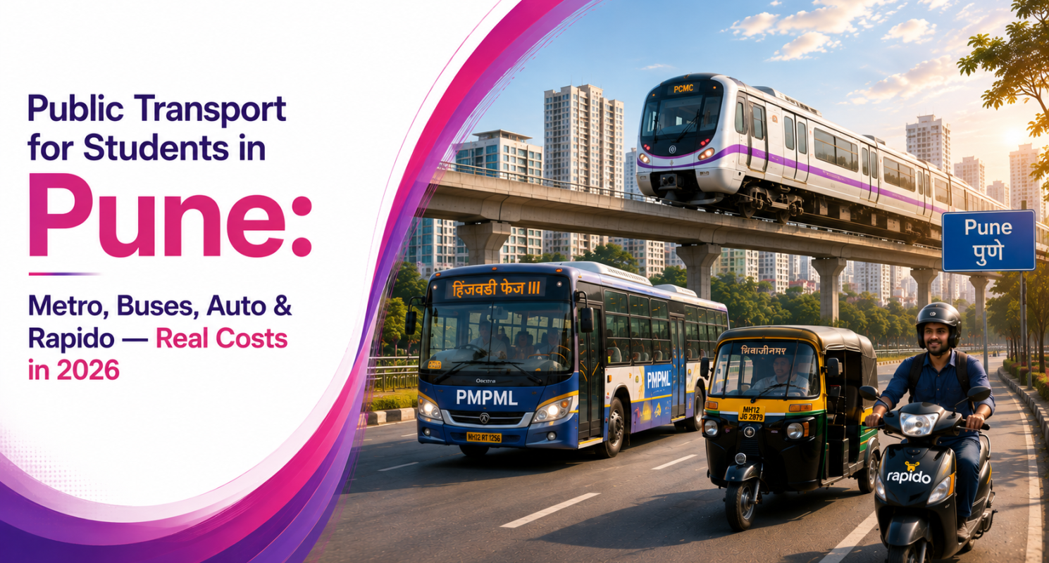 Public Transport for Students in Pune- Metro, Buses, Auto & Rapido — Real Costs in 2026
