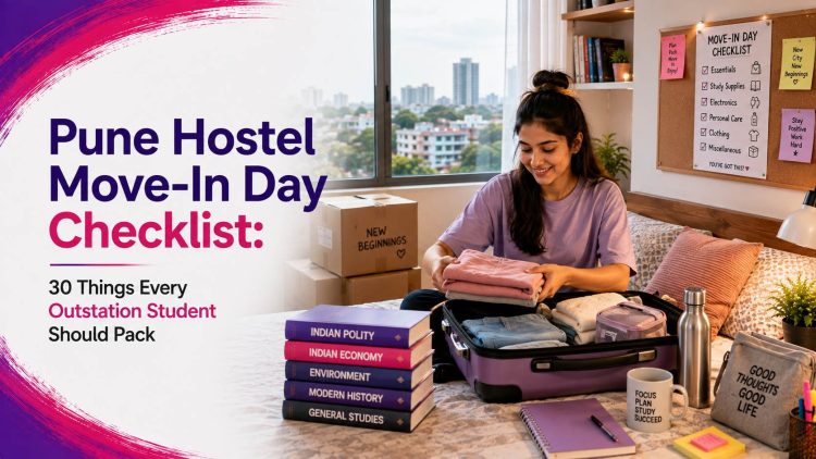 Pune Hostel Move-In Day Checklist- 30 Things Every Outstation Student Should Pack