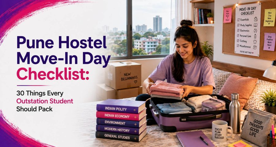 Pune Hostel Move-In Day Checklist- 30 Things Every Outstation Student Should Pack