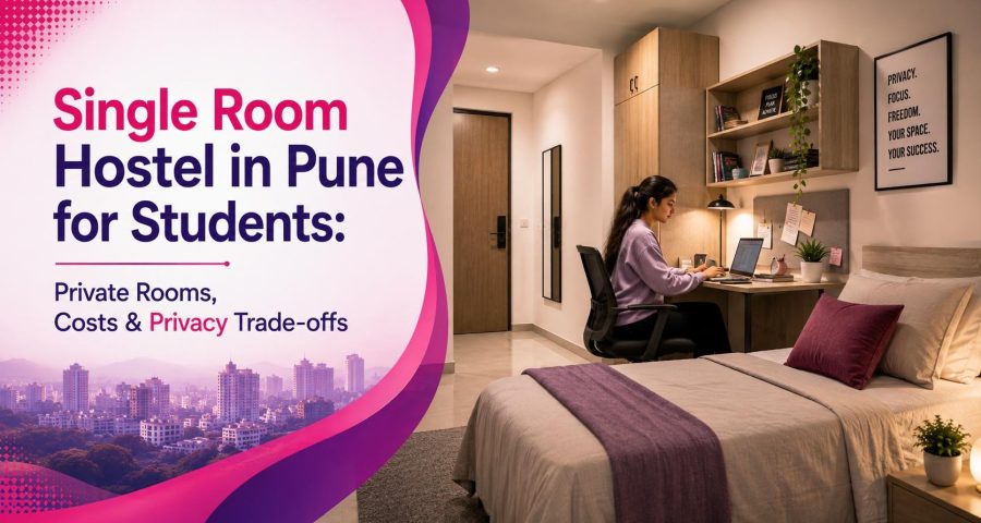Single Room Hostel in Pune for Students- Private Rooms, Costs & Privacy Trade-offs