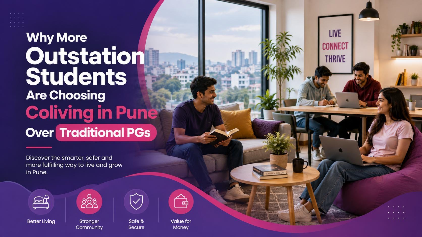 Why More Outstation Students Are Choosing Coliving in Pune Over Traditional PGs